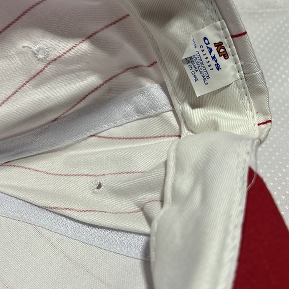 Vintage Honda Motors Hat KP Caps Brand New Retro Pin Stripe Baseball Racing - Picture 3 of 6